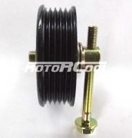 RC-U08501 Натяжной ролик D = 76мм, толщина 17мм, 5 PK, посадочный размер подшипника - 17мм