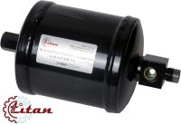 17-0957 Ресивер горизонтальный автомобильного кондиционера Титан 200ммх102мм со смотровым окном внутренняя / наружная2х5/8-18UNF O-ring