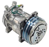 Автомобильный компрессор кондиционера RC-U0808 MotorCool Аналог Sanden 5H14