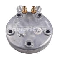 RC-U08578 Крышка компрессора на Sanden 5H, выходы — вертикальные, O-Ring, 3/4"-16UNF, 7/8"-14UNF, с заправочными портами, аварийный клапан