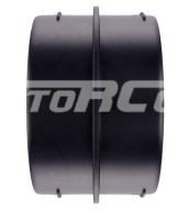 Соединитель для автомобильного воздуховода, Диаметр соединения 75 мм. Длина общая 50 мм. Цвет черный