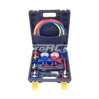 Комплект манометров в пластмассовом кейсе. Шкала манометров в "bar" RC-Т0188