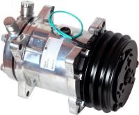 01-2581 Автомобильный компрессор кондиционера Титан 5H14 A2 12V 2х1 вертикальные выходы