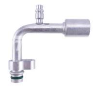 RC-U07346 Фитинг соединительный под обжимку алюминий присоединительный d18 мм O-Ring С креплением d трубки 5/8"