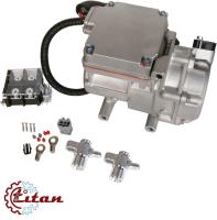 Автомобильный электрический компрессор кондиционера Титан Scroll 18сс 12V