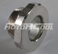 Смотровое окошко Bitzer [4U,4T,4P,4N]. Толщина стекла - 5 мм., Ø стекла - 18,3 мм., резьба М24х1.