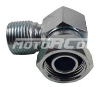 RC-U07311 Угловой фитинг 90° [№10] аналог Carrier 40-60301-01, Резьба: d 7/8" 14 UNF O-Ring внутренняя и наружная резьба