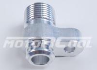 RC-U08396А Соединительный коллектор на компрессор S96 R134 R134 алюминий резьба 7/8 посадочный d 18 мм диаметр под резиновое уплотнение 14,8 мм O-Ring