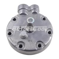 RC-U08586 Крышка компрессора на Sanden 7Н, 3/4"-18UNS, 7/8"-18UNS, аварийный клапан. Аналог на Ford Sterling