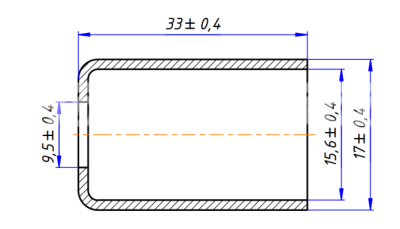 RC-U07121 Стакан сталь G6 [тонкостенный шланг G6 5/16]