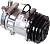 01-1235 Автомобильный компрессор кондиционера Титан 7H15 A2 24V Direct Mount вертикальные выходы