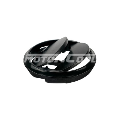 Дефлектор закрывающийся, поворотный, черного цвета