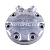 RC-U08177 Крышка компрессора на Sanden 7Н, выходы - вертикальные, O-Ring, 1"-14UNS, 1"-14UNS