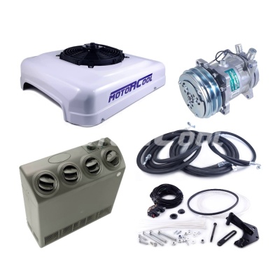 Комплект кондиционера автогрейдер МК1016 [СДМ-25, накрышный, 24V]